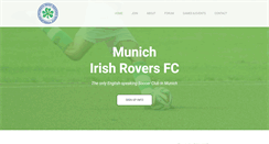 Desktop Screenshot of munichirishrovers.de